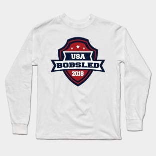 USA Bobsled Pyeongchang 2018 Long Sleeve T-Shirt